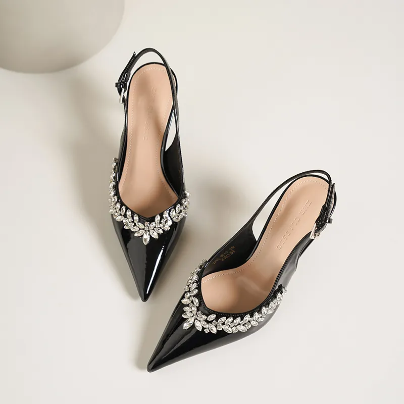 ZHR Slim Heel High Heels 8cm Women's-60