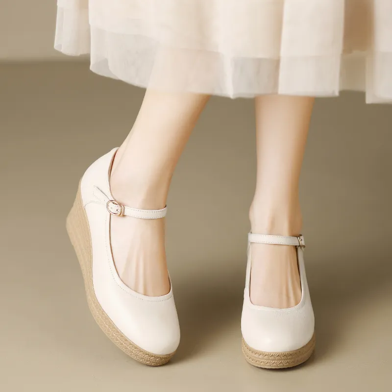 ZHR Wedge Heel High Heels 7cm Women's-3