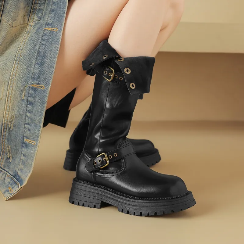 ZHR Knee high Boots Women's-3