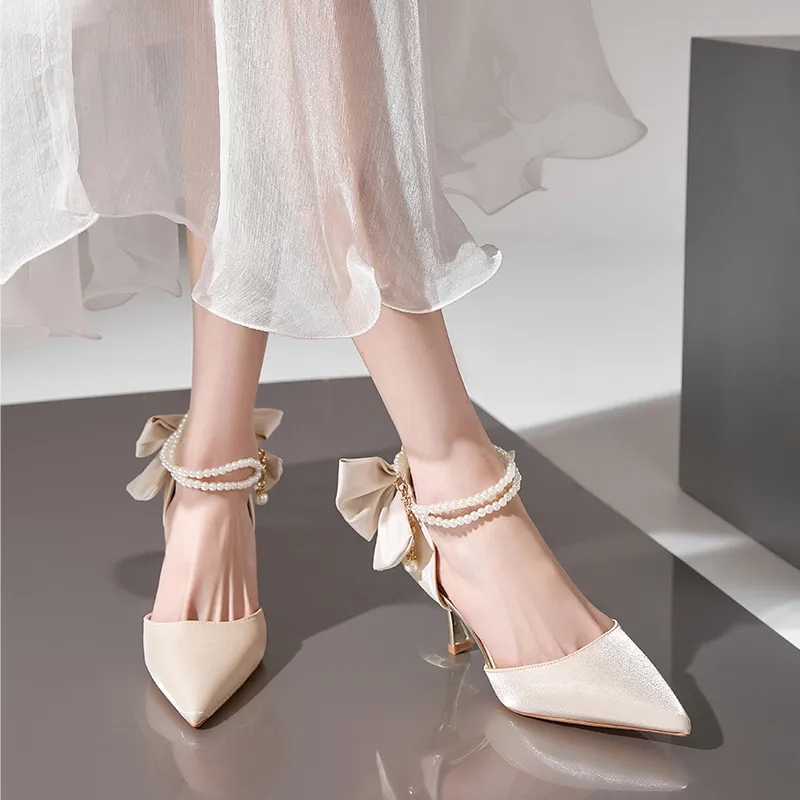 ZHR Slim Heel High Heels 8cm Women's-22