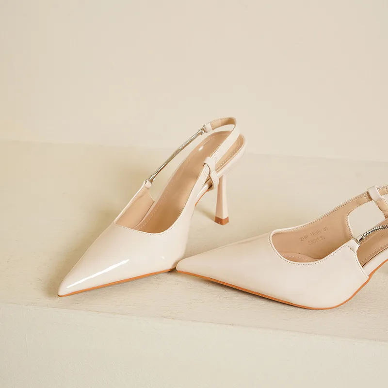 ZHR Slim Heel High Heels 8cm Women's-5