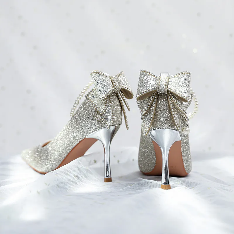 ZHR Slim Heel High Heels 8.5cm Women's-9