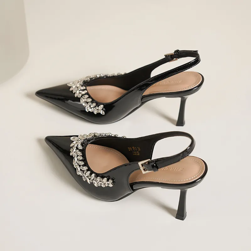 ZHR Slim Heel High Heels 8cm Women's-63