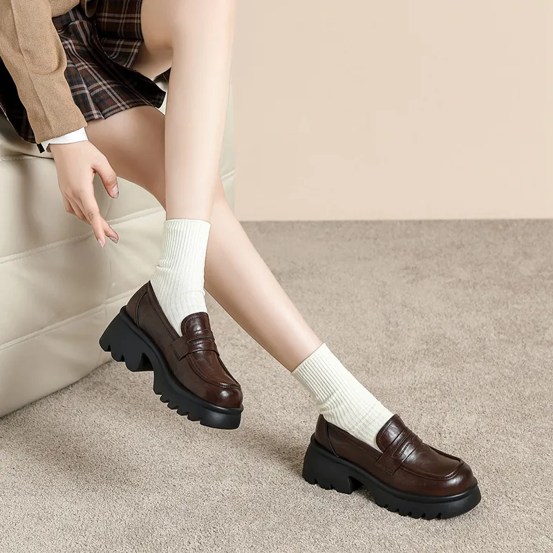 ZHR Loafers Women's Brown-2