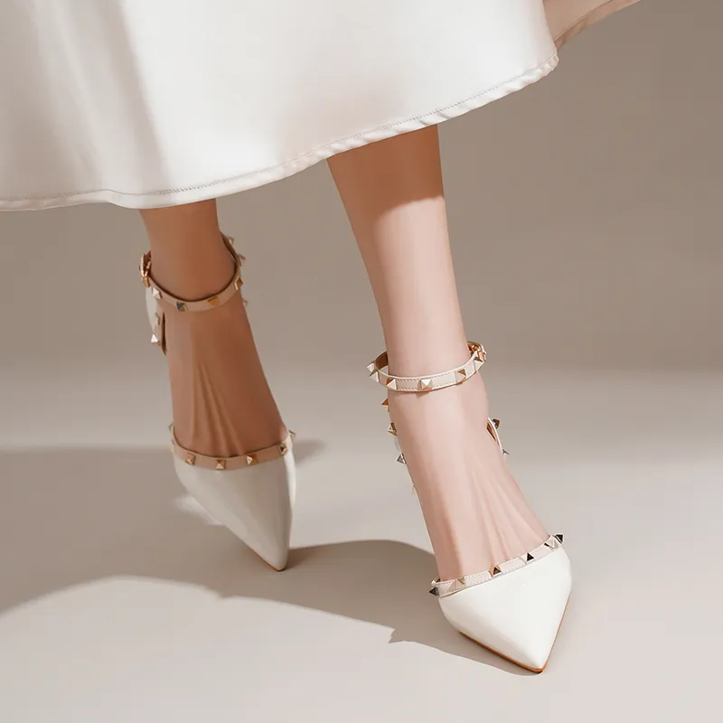 ZHR Slim Heel High Heels 8cm Women's-6