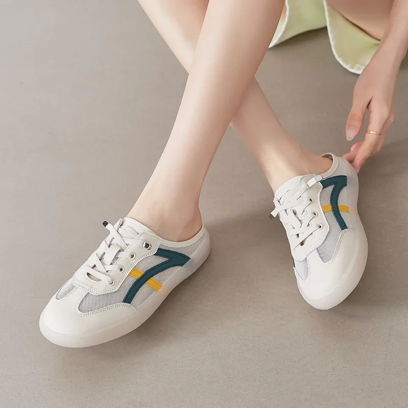ZHR Slip Resistant Massage Wrap toe Slippers Women's-14