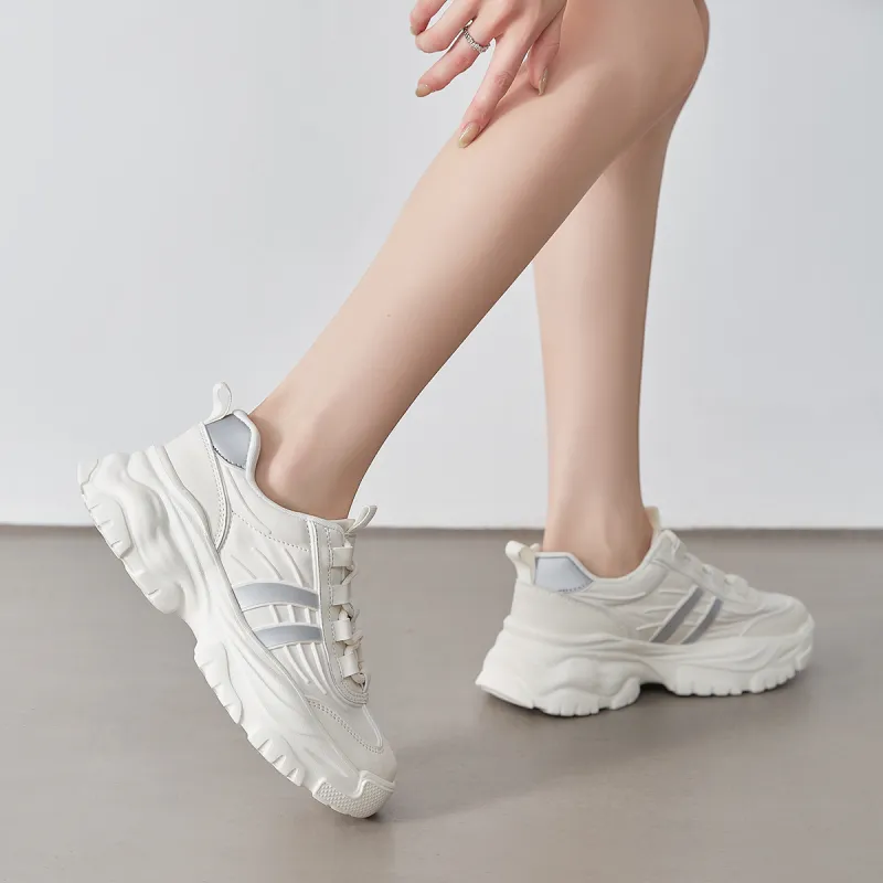 ZHR Cushioning, Wear Resistant Low Top Chunky Sneakers Women's-4