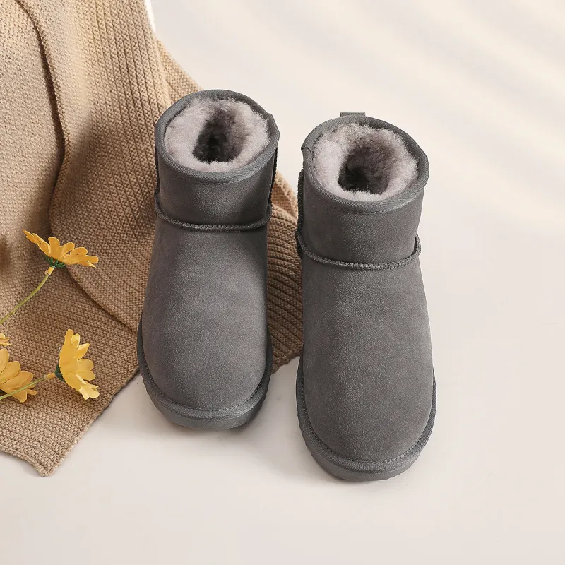 ZHR Wear-Resistant Coverage Knee-High Snow Boots Women's-31