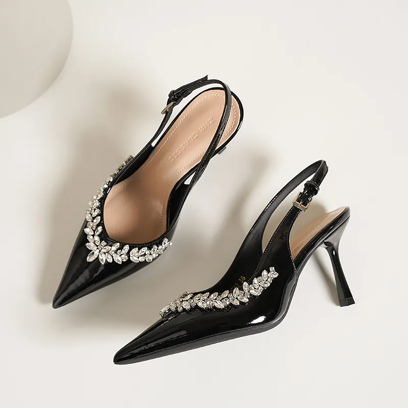 ZHR Slim Heel High Heels 8cm Women's-59