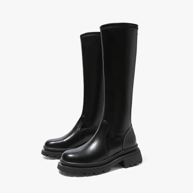 ZHR Knee-high Boots 5.5cm Women's-4