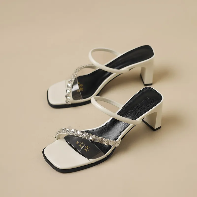 ZHR Rhinestone Slip Resistant Slide Slippers Women's-6