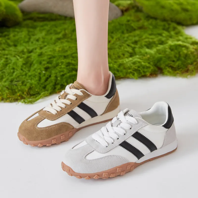 ZHR German Army Trainers Durable Breathable Low-Top Casual Shoes Women's-17