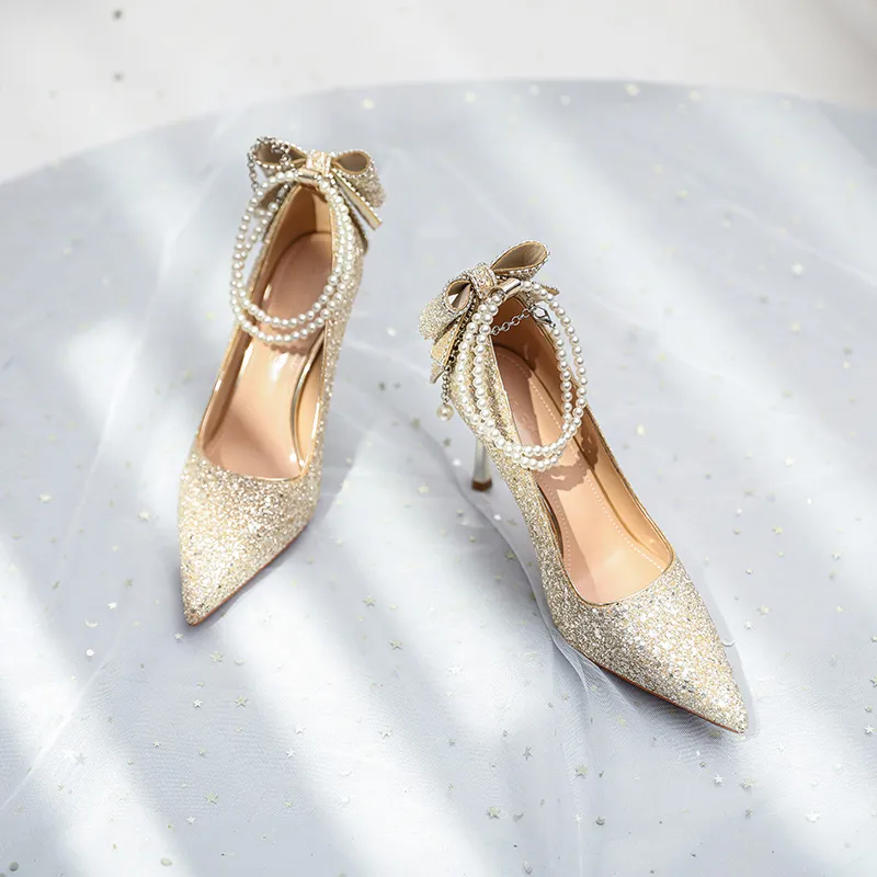 ZHR Slim Heel High Heels 8.5cm Women's-19