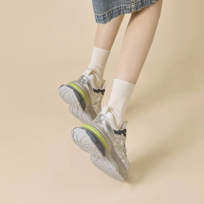 ZHR Cushioning, Wear Resistant Low Top Chunky Sneakers Women's-5