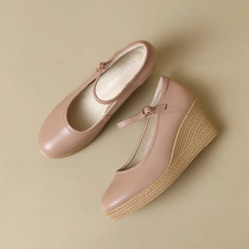 ZHR Wedge Heel High Heels 7cm Women's-23