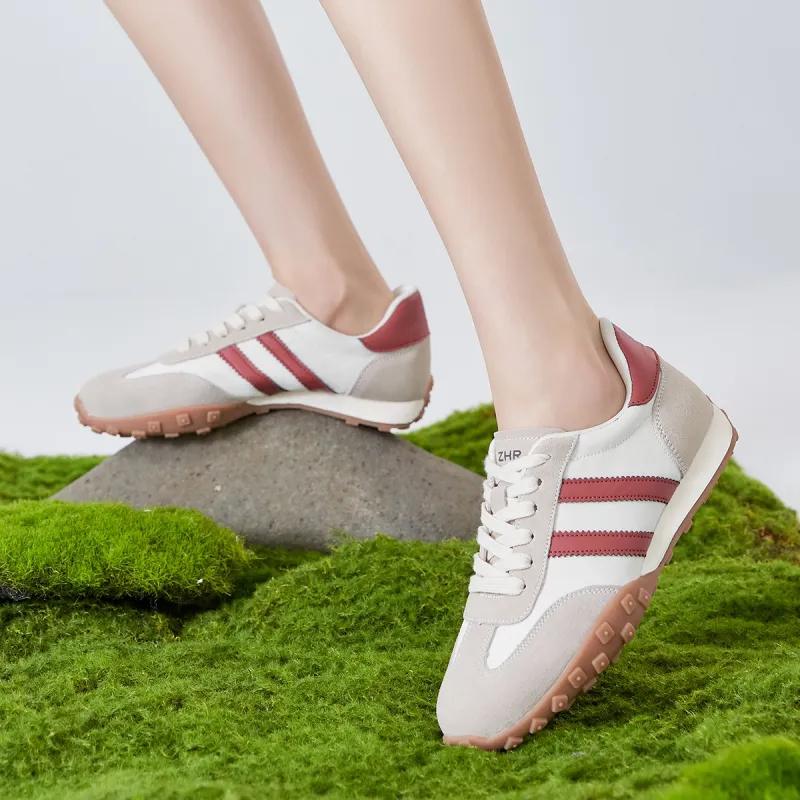 ZHR German Army Trainers Durable Breathable Low-Top Casual Shoes Women's-10