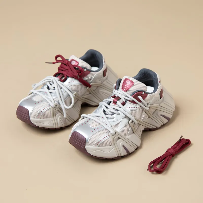 ZHR Durable Breathable Low-Top Chunky Sneakers Women's-4