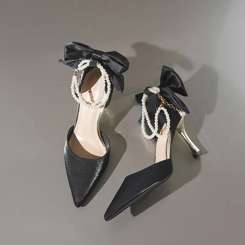 ZHR Slim Heel High Heels 8cm Women's-3