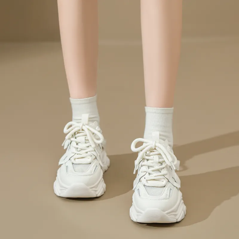 ZHR Cushioning Breathable Low-Top Chunky Sneakers Women's-11