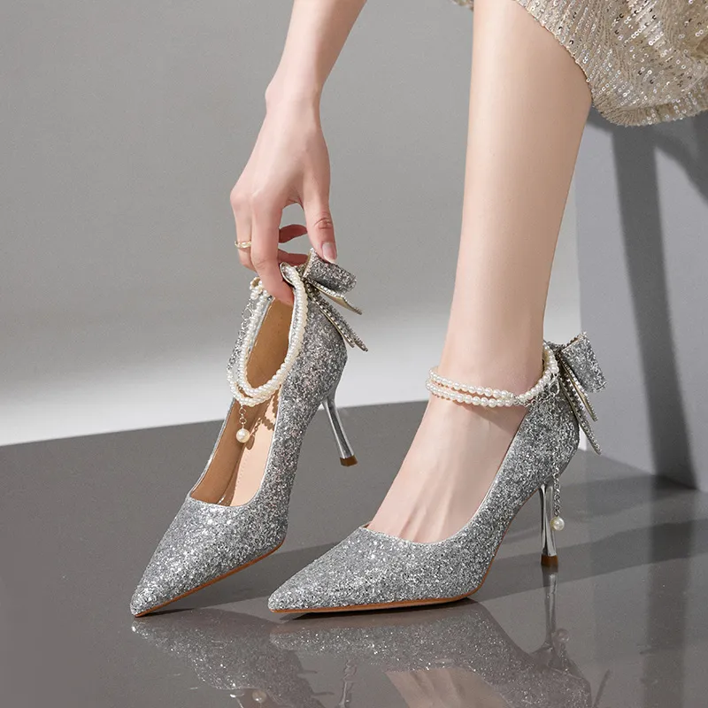 ZHR Slim Heel High Heels 8.5cm Women's-28