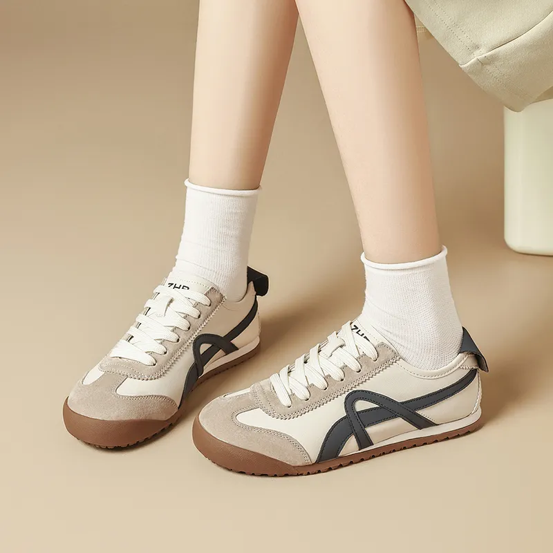 ZHR German Army Trainers Wear resistant And Lightweight Low Top Casual Shoes Women's-9