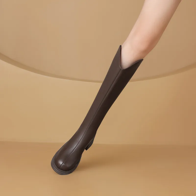 ZHR Knee-high Boots 5.5cm Women's-10