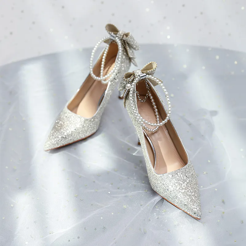 ZHR Slim Heel High Heels 8.5cm Women's-11