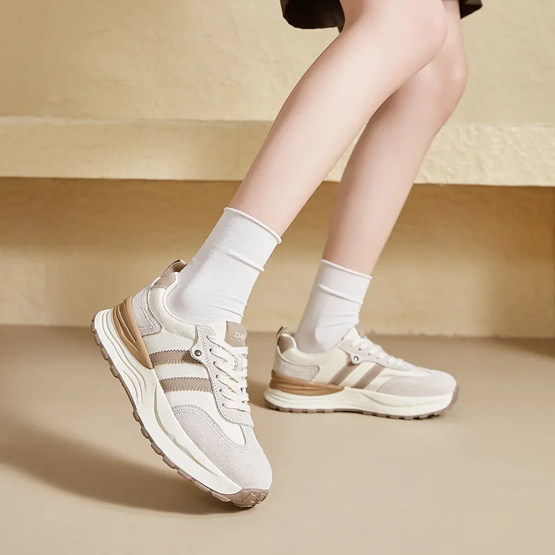 ZHR Ah Gan Shoes Wear resistant And Lightweight Low Top Casual Shoes Women's-17