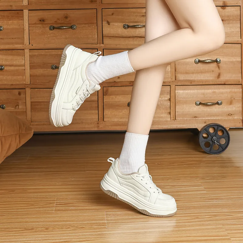ZHR Non Formal Preppy Style Couple Date Outfit Wear resistant And Lightweight Low Top Skateboard Shoes Women's-5