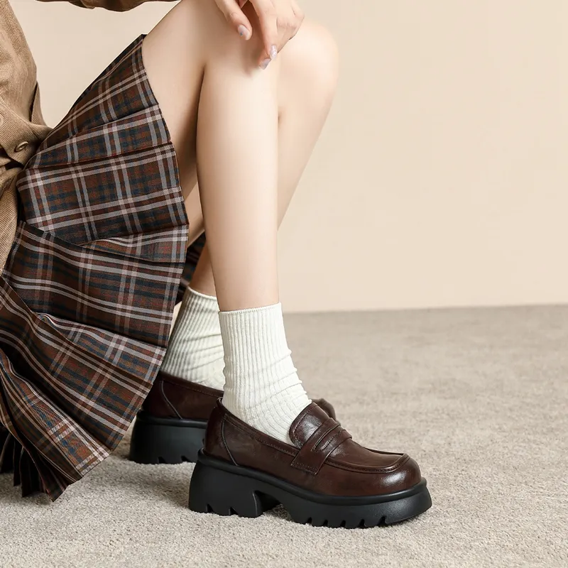 ZHR Loafers Women's Brown-5