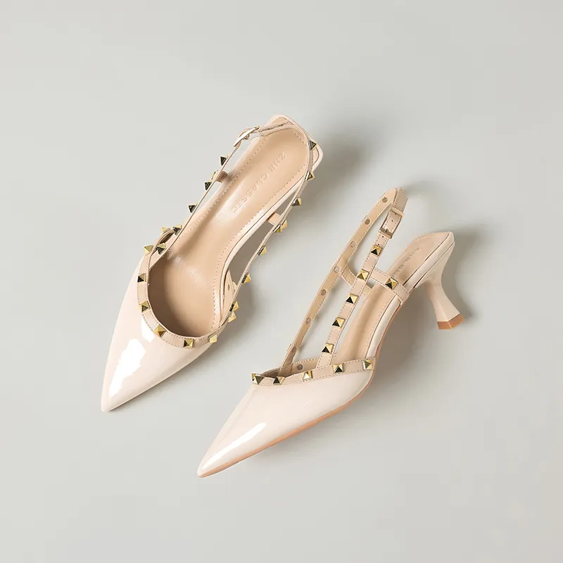 ZHR Slim Heel High Heels 6cm Women's-4