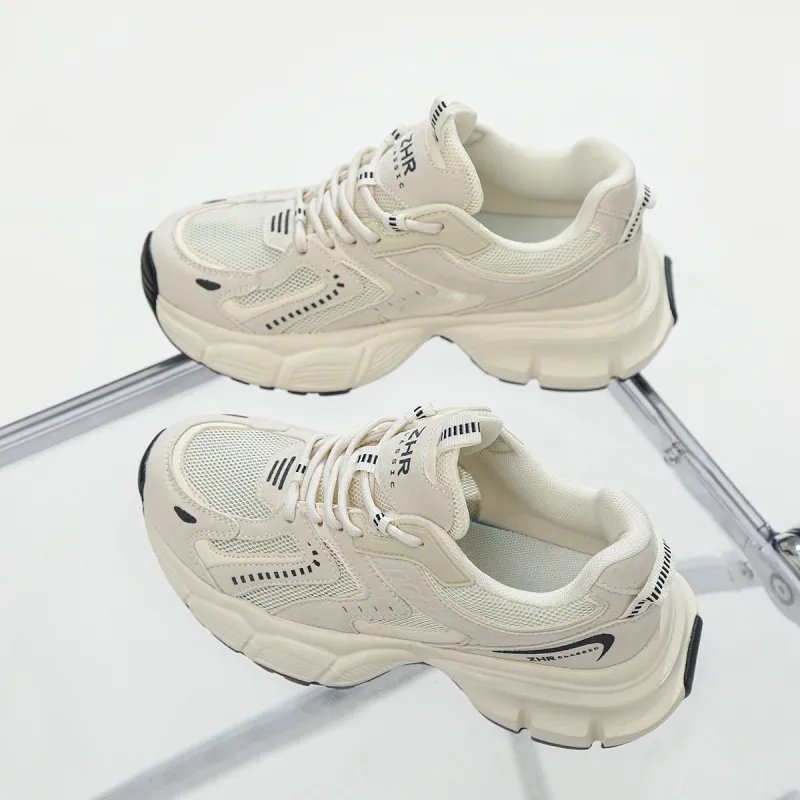 ZHR Lightweight Height Increasing Low Top Chunky Sneakers Unisex-5