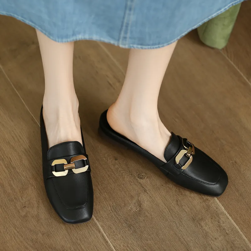 ZHR Wrap toe Slippers Women's Black-3