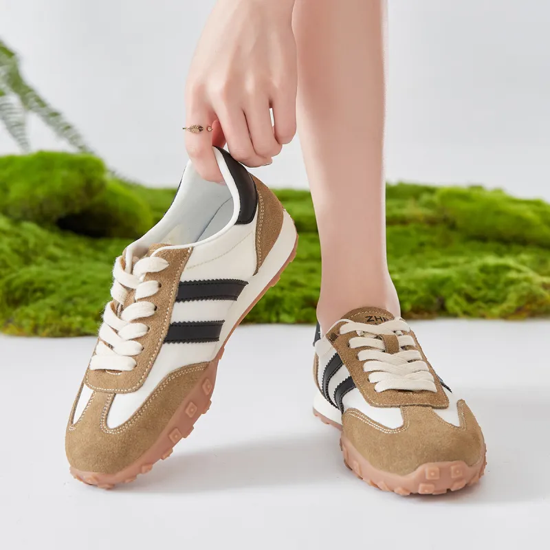 ZHR German Army Trainers Durable Breathable Low-Top Casual Shoes Women's-15