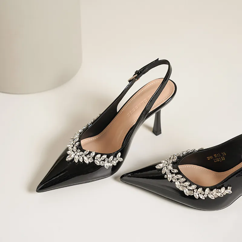 ZHR Slim Heel High Heels 8cm Women's-43