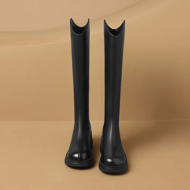 ZHR Knee-high Boots 5.5cm Women's-1