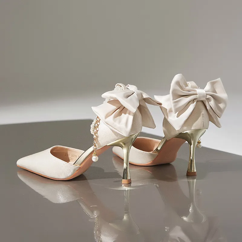 ZHR Slim Heel High Heels 8cm Women's-26