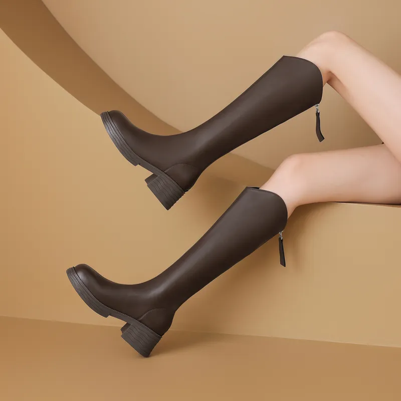 ZHR Knee-high Boots 5.5cm Women's-20