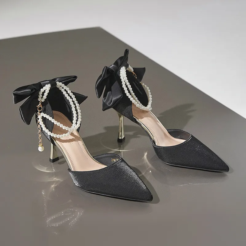 ZHR Slim Heel High Heels 8cm Women's-5