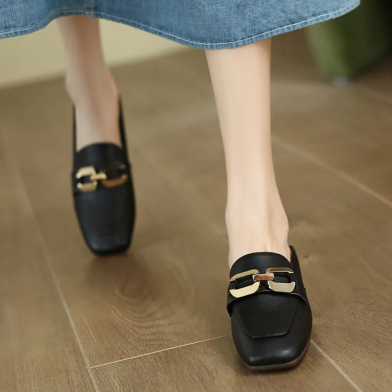 ZHR Wrap toe Slippers Women's Black-5