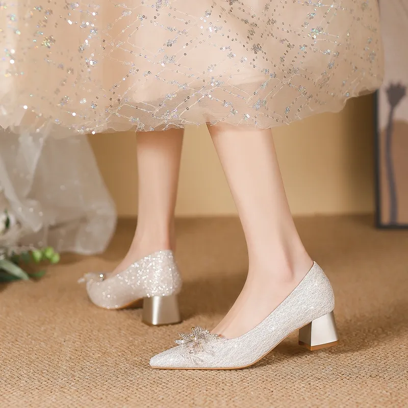 ZHR Slim Heel High Heels 8cm Women's-35