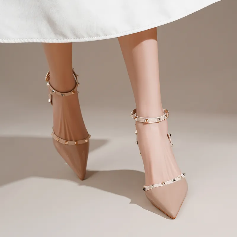 ZHR Slim Heel High Heels 8cm Women's-10