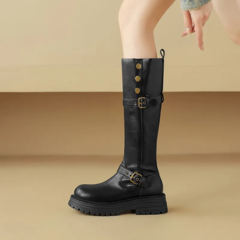 ZHR Knee high Boots Women's-5