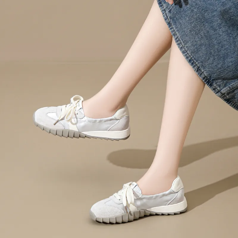 ZHR German Army Trainers Wear-resistant And Lightweight Low-Top Casual Shoes Women's-3
