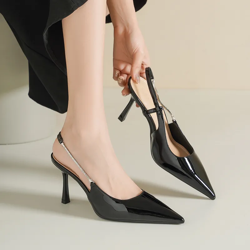 ZHR Slim Heel High Heels 8cm Women's-34