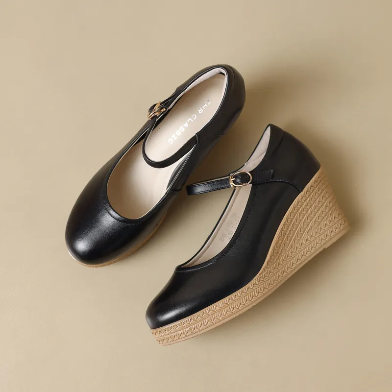 ZHR Wedge Heel High Heels 7cm Women's-15