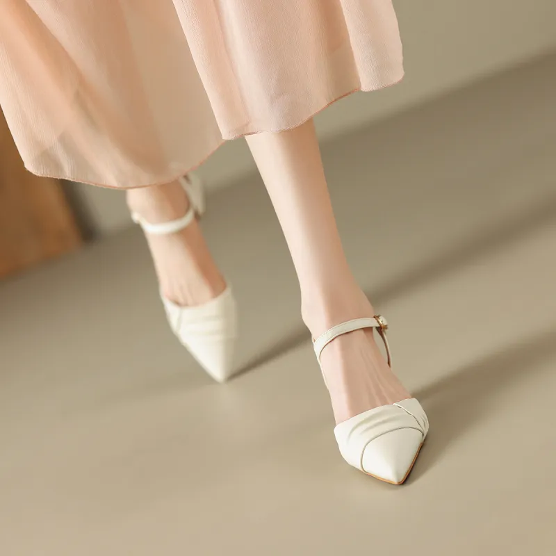 ZHR Block Heel High Heels 4.5cm Women's-3