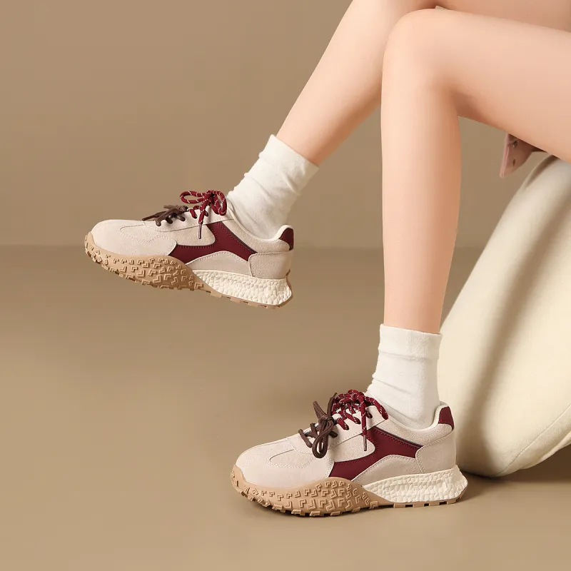 ZHR Ah Gan Shoes Wear resistant And Lightweight Low Top Casual Shoes Women's-4
