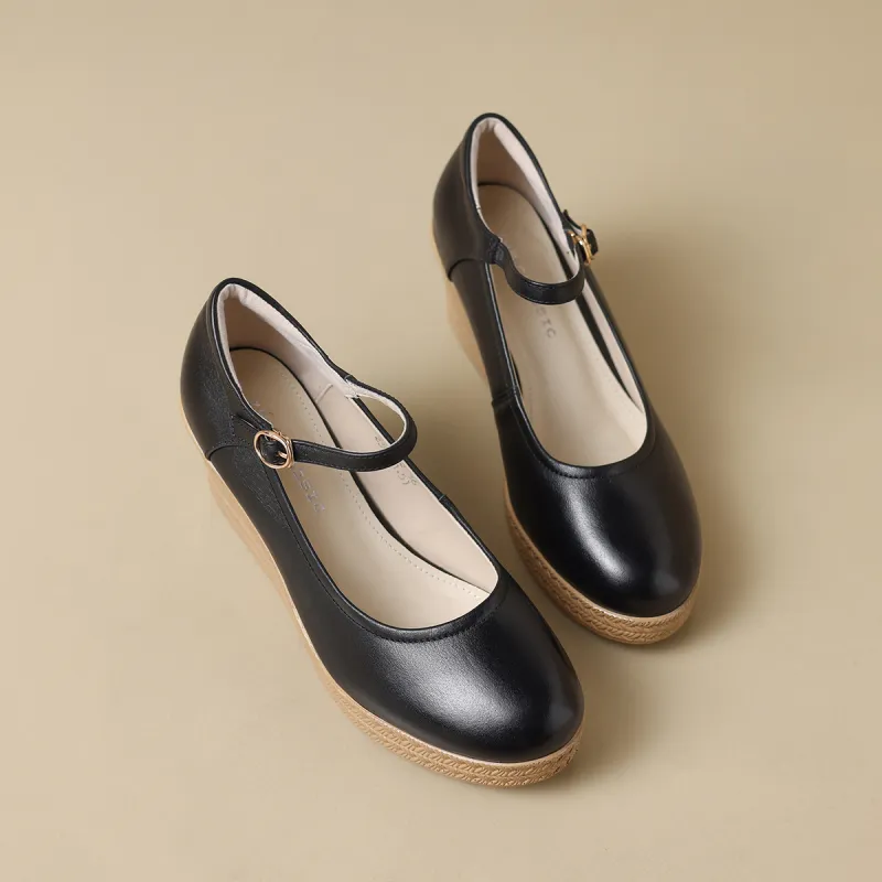 ZHR Wedge Heel High Heels 7cm Women's-14