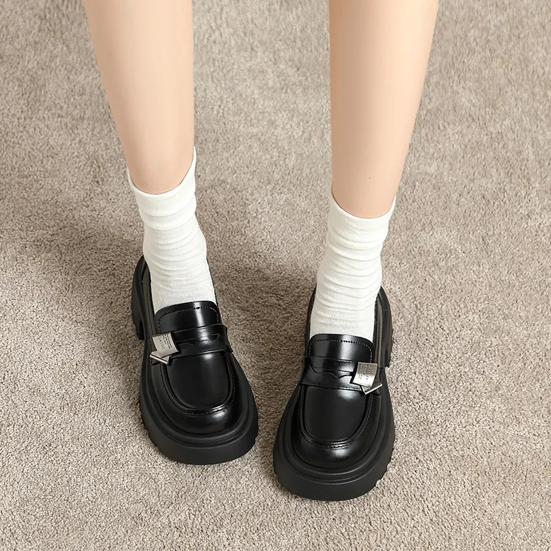 ZHR Loafers 6.5cm Women's Black-4